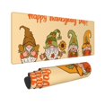 thumbnail image 2 of Pofeuu Gnomes Happy Thanksgiving Print Desk Mat for Keyboard and Mouse，Computer Desk Matt for Desktop，Large Mouse Pad for Desk，Desk Pads on Top of Desks 12x31.5in, 2 of 8