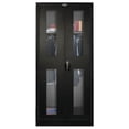 thumbnail image 1 of Hallowell 455C24SVA-ME 400 Series Stationary SV Combination Cabinet, 36W in. x 24D in. x 72H in. , 708 Midnight Ebony, Single Tier, Double Safety-View Door, 1-Wide, Assembled, 1 of 1