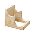 thumbnail image 1 of Portabotellas de madera, botellero, expositor para bar, despensa y escritorio 2 ranuras color madera, 1 of 9