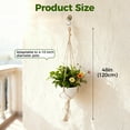 thumbnail image 2 of GENTINGBRO Hanging Plant Pot Plant Hanger for Indoor Outdoor,hanging basket for balcony、window, 2 of 6
