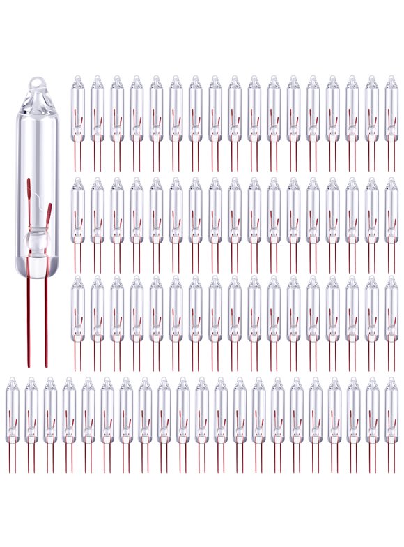 Aodaer Mini 2.5 Volt Replacement Light Bulbs, 0.17 Ampere, 0.42 Watt For Christmas Trees Decorative Light