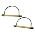 thumbnail image 4 of Tachiuwa Purse Handles Frame Creative Bags Handle for Handbag Beach Bags Braid Hand Bag Color B, 4 of 9