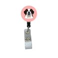 thumbnail image 1 of Damier Rose Saint Bernard Badge Rétractable, 1 of 1
