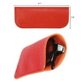 thumbnail image 6 of JAVOedge (5 PACK / 3 PACK) 2 Tone Style Soft Pouch Eyeglass Storage Case w/ Microfiber Eyeglasses Cloth (Mix Colors Set), 6 of 7