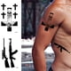 thumbnail image 3 of 15 uds, tatuaje adhesivo para brazo, tatuajes geniales impermeables, tatuaje de dibujos animados 3D para hombres y mujeres, 3 of 9