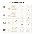 thumbnail image 6 of WHITEDUCK Regatta Canvas Bell Tent - w/StoveJack, Waterproof, 4 Season Luxury Camping and Glamping Yurt Tent Outdoor (13' (4M), Water Repellent, Sandstone Beige), 6 of 7