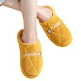 thumbnail image 4 of NOKIO Home Slippers for Women Winter Cute Fl𝖾𝖾ce Slide Lightweight Non-S𝗅ip Slide Soft Warm House Slipper Comfortable S𝗅ip On Cotton Shoes Warm Closed Top Footwear, 4 of 5