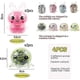 thumbnail image 2 of 4 Pcs Anti-stress Squeeze Ball, Squeeze Ball, Luminous Ball For Stress Relief, Stress Relief Toy, Stress Relief Balls, Stress Ball Children, Luminous, 2 of 5