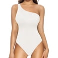 thumbnail image 1 of Xishao Body de manga larga sin mangas con un hombro descubierto, para mujer Xishao ropa, 1 of 2