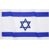 Israel Flag Israeli Outdoor Flag 3X5 Sewn Stripes Large Flags Heavy Duty Outdoor Vivid Color Fade-resistant