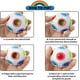 thumbnail image 4 of Bola mágica blanca del arco iris, juego de combinación de colores, divertido rompecabezas de juguete Fidget, 4 of 5