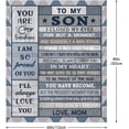 thumbnail image 5 of Yibo Son Gifts Blanket Flannel Soft and Comfortable Anti-static Bed Sofa Blanket, 5 of 7