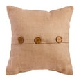 thumbnail image 2 of Bold Blue Medallion Burlap Pillow, 2 of 2