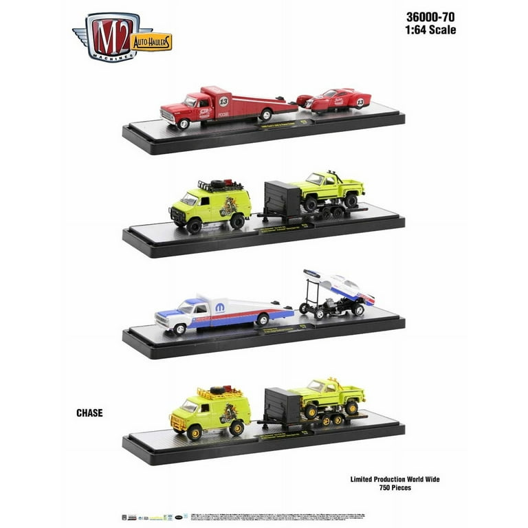 M2 Mooneyes Hauler 1974 Dodge Truck & 1971 Dodge Challenger
