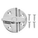 thumbnail image 3 of Bisagras Redondas, Durabilidad Fuerte Reemplazo De Escotilla De Gabinete De Puerta De Barco Grado Marino Con Tornillos Para Unidades De Aparejos De Pesca Para Cajas Eléctricas ANGGREK No, 3 of 7