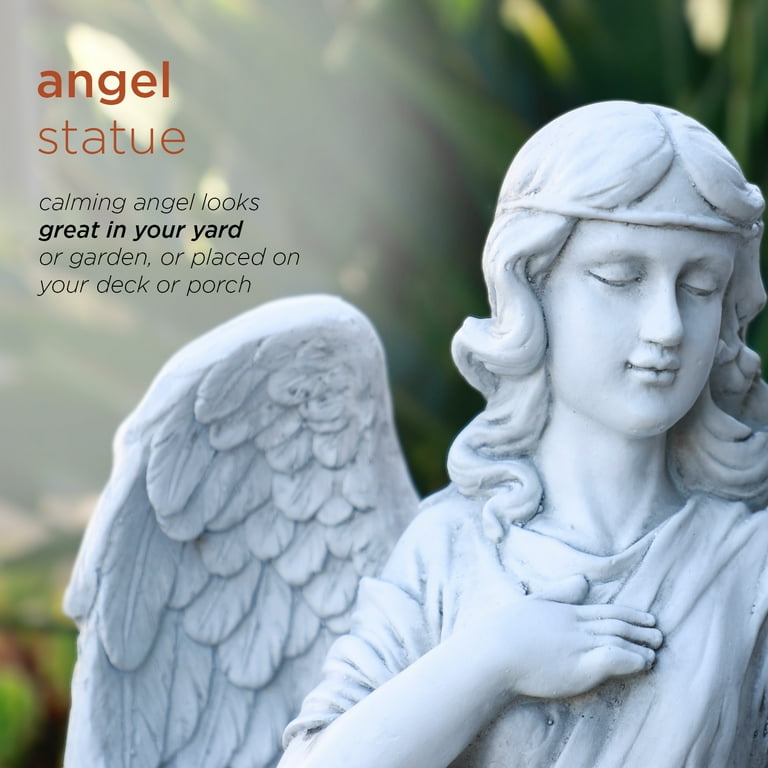 Alpine Corporation 31 inches Outdoor Angel Statue for Garden
