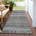 thumbnail image 3 of Dalyn Rugs Machine Washable Indoor/Outdoor Chantille Gray 2'3" x 7'6" Runner Rug, 3 of 7