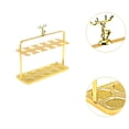 thumbnail image 6 of yotijay Glass Display Rack White Glass Holder for Home Restaurant Festival gold 10 grids, 6 of 9