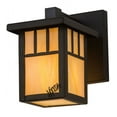 thumbnail image 6 of Meyda 168890 5 in. Hyde Park Double Bar Mission Solid Mount Wall Sconce, Oil Rubbed Bronze & Bai, 6 of 7