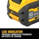 thumbnail image 5 of Batería DEWALT FLEXVOLT 20 V/60 V MAX de iones de litio, 6 Ah, DCB606, 5 of 7