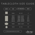 thumbnail image 3 of Elrene Home Fashions Caiden Elegance - Mantel de Tela de Damasco Impermeable, Resistente a Las Manchas y Arrugas, 60 x 120 Pulgadas, Rectangular/Rectangular, Marfil, 3 of 6
