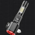 thumbnail image 2 of Multi-Functional Emergency Hammer with Flashlight, Window Breaker Cutter, USB Rechargeable Car Safety Tool, 2 of 3