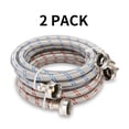 thumbnail image 2 of Watflow Washing Machine Hoses Stainless Steel (2 Count), 2 of 6