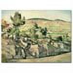 Trademark Fine Art "Hillside in Provence, 1886" Canvas Art by Paul Cezanne