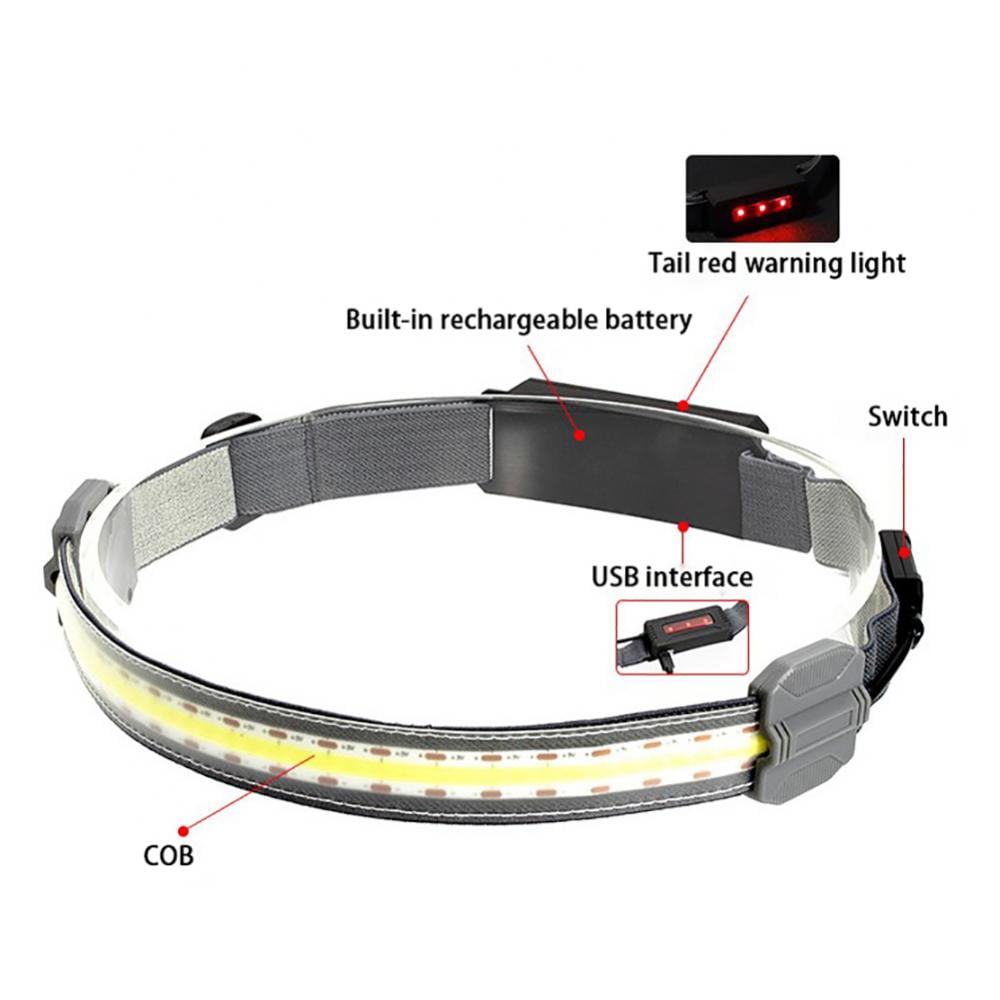 Details about   Head Torch Headlamp Headlight LED Rechargeable for outdoor Light the world White 