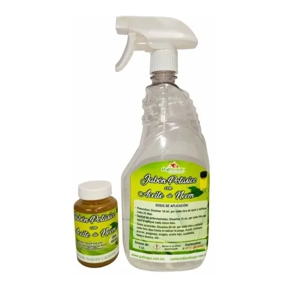 Kit Jabon Potasico + Neem Con Atomizador