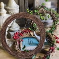 thumbnail image 2 of Oaktree Natural Grapevine Wreaths Rattan Ring Twigs Vine Decorations Branch Garland for DIY Handmade Christmas Craft Front Door Wall, 2 of 6