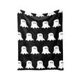 thumbnail image 3 of FEOLGEHLY Halloween Soft Throw Blanket, Black Throw Blanket, Throw Blanket For Couch, Flannel Throw Blankets Clearance, Sofa Throw Blanket for Home Office Halloween Decorations 40×60 in (M), 3 of 7