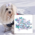 thumbnail image 2 of 25Pcs Pet Gradient Ramp Hair Bowknot Bows Grooming Accessories for Cat Medium Small Dog, 2 of 9