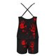 thumbnail image 4 of MKLEKYY Pantalones Cortos Para Correr Para Mujer, Conjunto De 2 Piezas De Pijama Para El Hogar Con Top Y Tirantes Estampados Para Mujer (1), 4 of 4