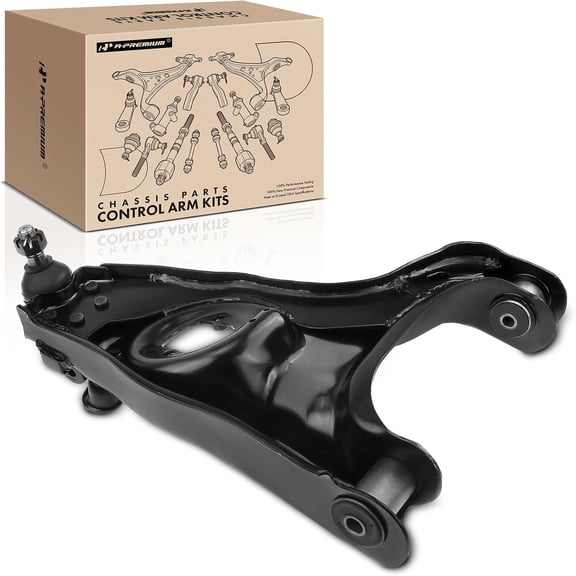 A-Premium Front Left Lower Control Arm, with Ball Joint & Bushing, Compatible with Dodge Durango 2000-2003, Dakota 1997-2004, RWD, Replace # K620474 520-349