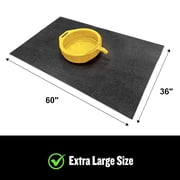 FlashDry Oil Spill Mat, 36 x 60, Garage Floor Mat