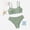 Army Green, variant on Girl 2 Piece Swimsuit Adjustable Straps Girls Bathing Suits with Chest Pad Kids Bikini 10 Years