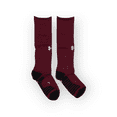 thumbnail image 3 of UA Youth Soccer Over-The-Calf Socks, Maroon/Black/White, 13.5K-4.5, 3 of 4
