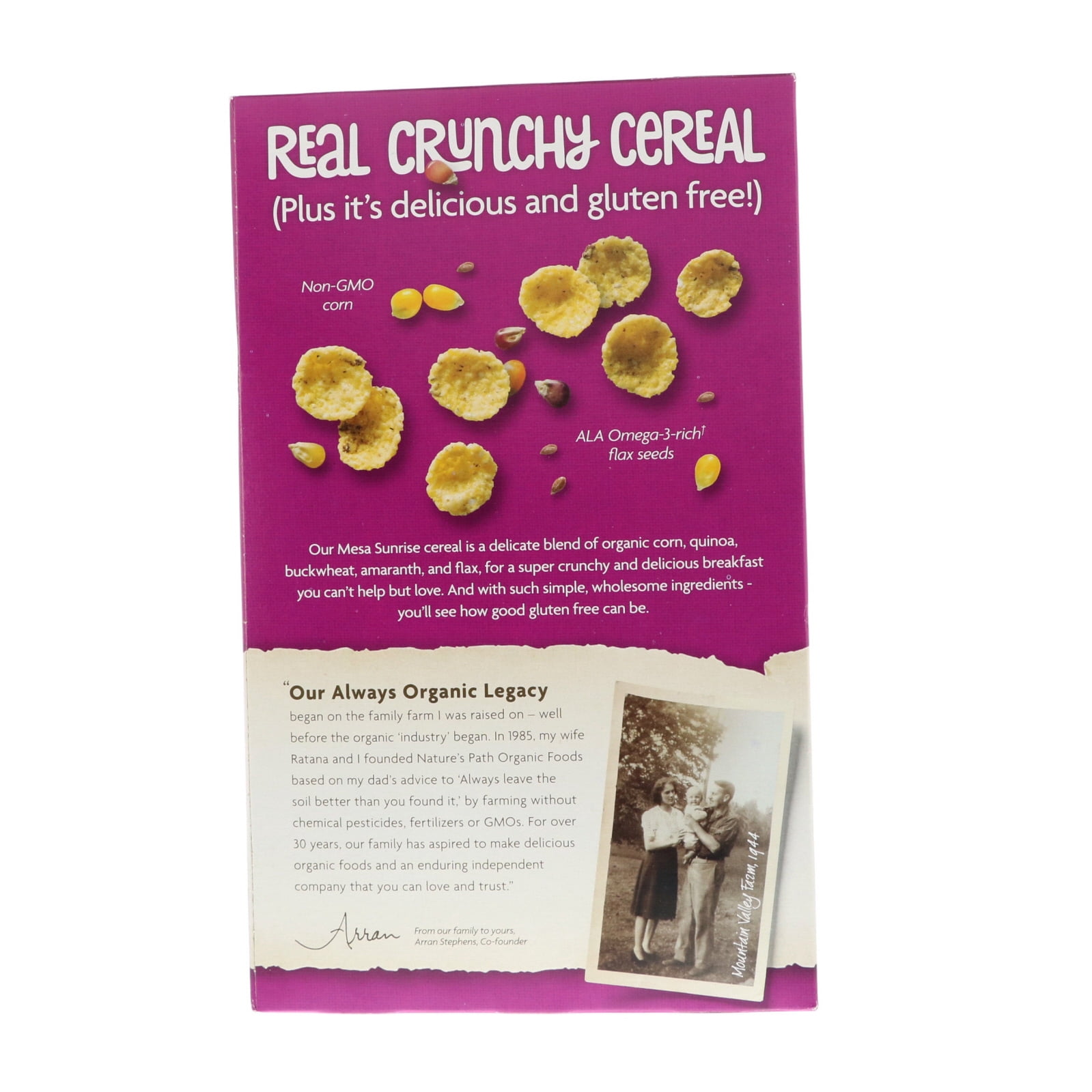 Natures Path Organic Mesa Sunrise Cereal Gluten Free 10.6 oz pack of 4