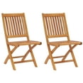 thumbnail image 5 of Teak Wood Santa Barbara Folding Outdoor Patio Dining Side Chair, A-Grade Teak Wood (set of 2), 5 of 5