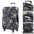 thumbnail image 5 of Pioneer Flower Floral Print Pattern Luggage Cover Fashion Suitcase Cover Baggage Covers Fit 25-28 Inch Luggage (Go Travel), 5 of 5
