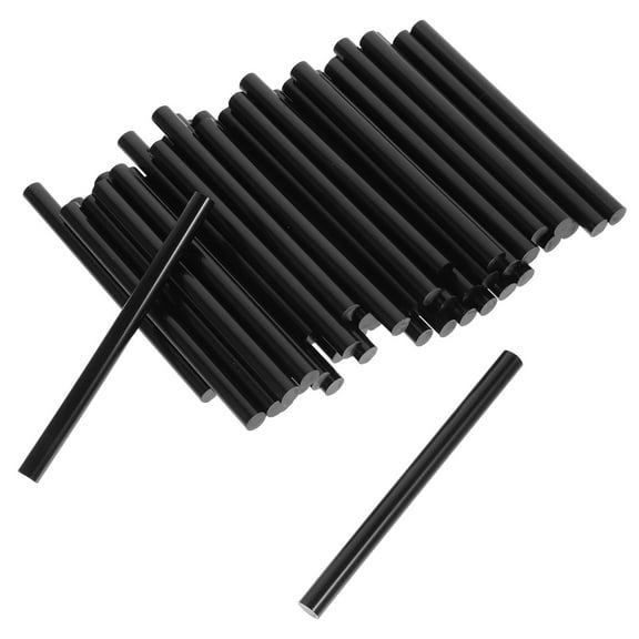 FUEENIRVA 50Pcs Hot Melt Glue Sticks Black for Crafting Electronics Plastic and Paper Applications