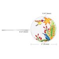thumbnail image 3 of WIRESTER Large 3 inch Acrylic Ready to Hang Ornament, Hanging Ornaments for Christmas Tree Holidays Party Home Office Xmas Tree Decoration Gift - Hummingbirds Crocosmia, 3 of 6