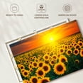 thumbnail image 6 of Elephant Stock Sunset With Sunflowers Wall Art - Horizontal Canvas Wall Art - Hallway Wall Decor - Nature Canvas - Orange And Yellow Decor - 12" x 8", 6 of 8