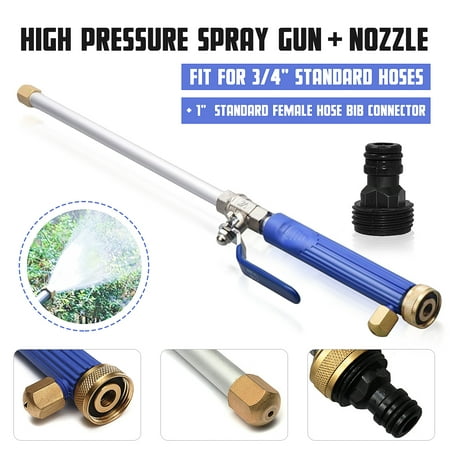 High Pressure Power Washer Nozzle Water Hose Wand Attachment for Car