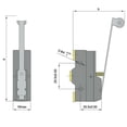 thumbnail image 2 of LXW511M Push Plunger Type Momentary Limit Switch for Industrial Use Cases, 2 of 4