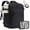 Black, variant on Travel Backpack, 40L Large Airline Approved Carry on Backpack for Travel, TSA Personal Item Travel Bag with 3 Packing Cubes, Waterproof Travel Essentials Bag fits 17" Laptop