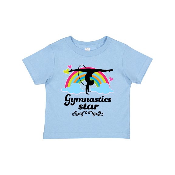 Inktastic Gymnastics Star Girls Toddler T-Shirt