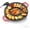 16-in round, variant on Electric Indoor Grill Non Stick Smokeless, Compact & Versatile Griddle with Spatula, Brush & Tongs, for Steaks & BBQ