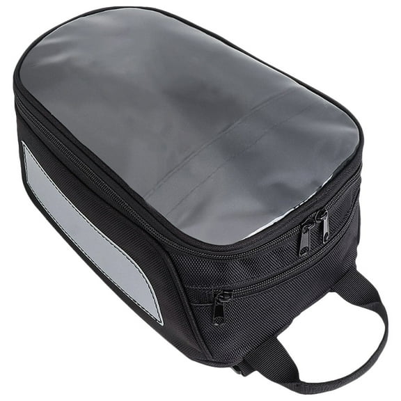 LITINKIMI Magnetic Motorcycle Tank Bag Black Oxford Cloth 1Pcs 12.2x7.87x4.72in